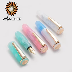 Mini Inked Macaron Sweetheart Cute Fountain Pen Colorful Acrylic WANCHER