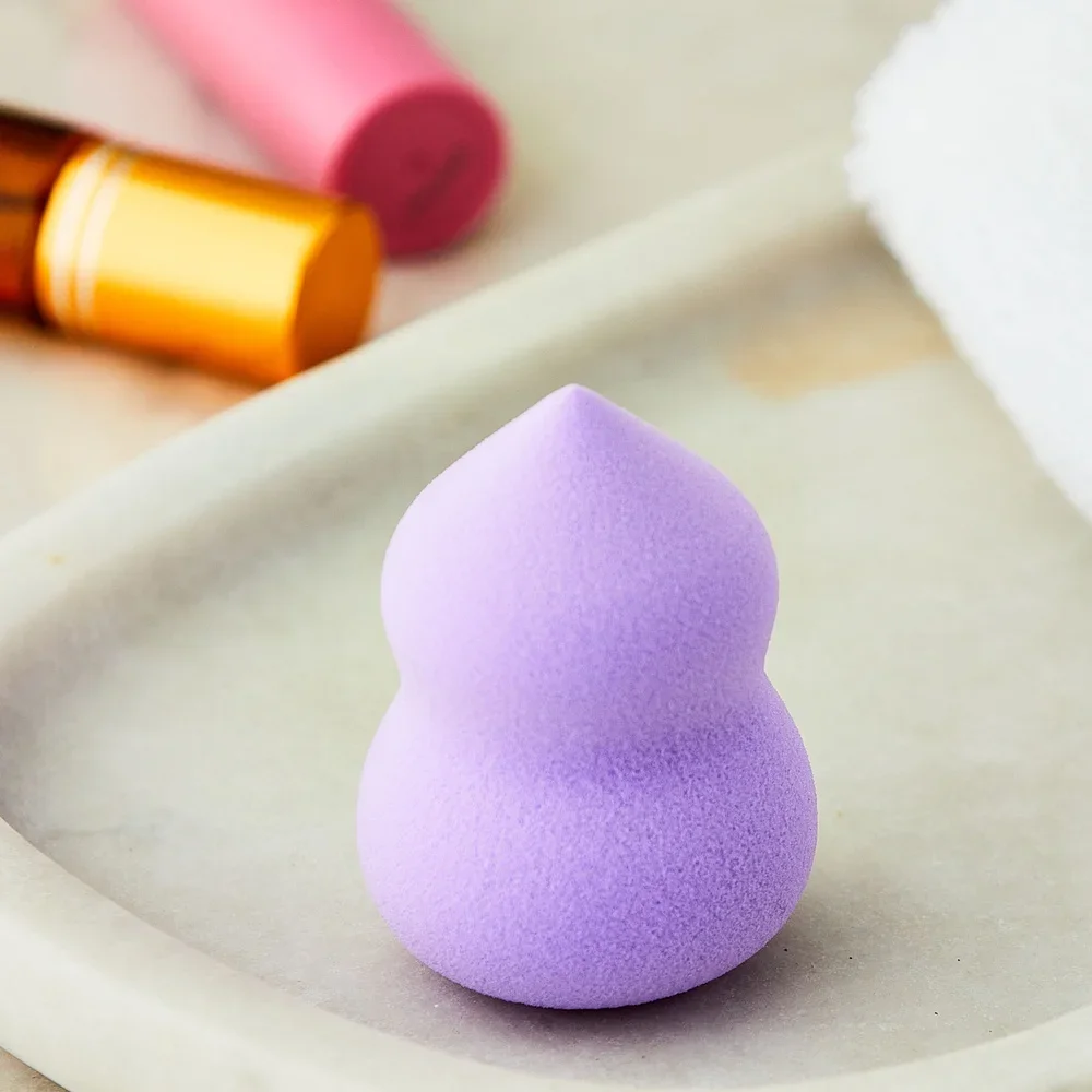 Confezione da 4 punti di controllo spugna per trucco senza lattice frullatore di bellezza asciutto e bagnato strumenti cosmetici morbidi applicazione di fondotinta liquido