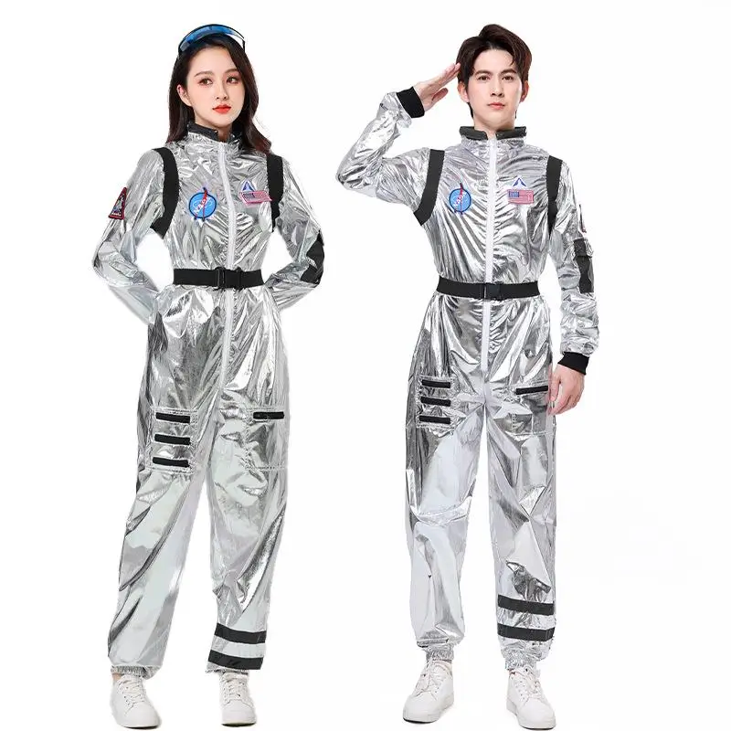 

loween Astronaut Space Suit Performance Costume Adult Festival Par Performance Clothing Traditional Chinese Stage Costume