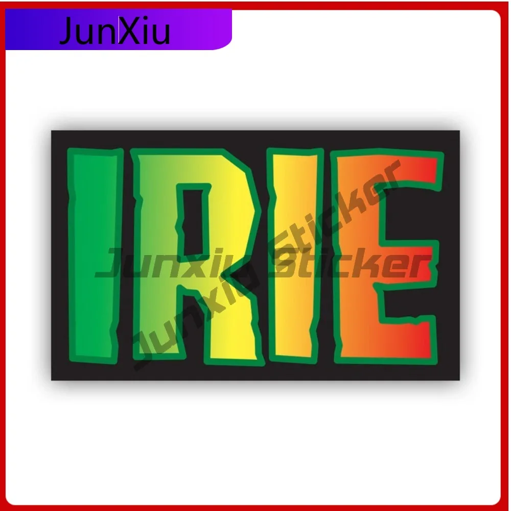 

Bold Classic Irie Sticker Decal American Made Uv Protected Cannabis Marijuana Strains Sticker Sunproof Weather Resistant For