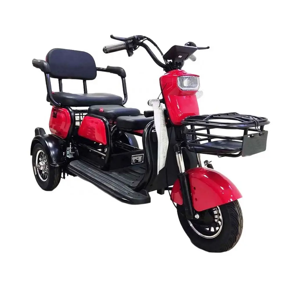 Best Selling Sport Bike Trailer Two Seater 3 Wheel Trike Led Park Sonlink Smart Mini Car With Passenger Electric Tricycle