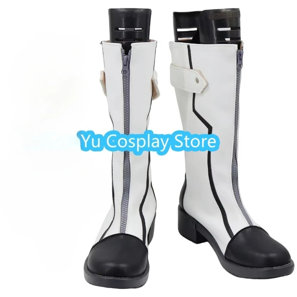 My Hero Academia Lady Nagant Cosplay Shoes MHA Villain Anime Boots Custom Made High Heels For Halloween Party & Comic-Con Props