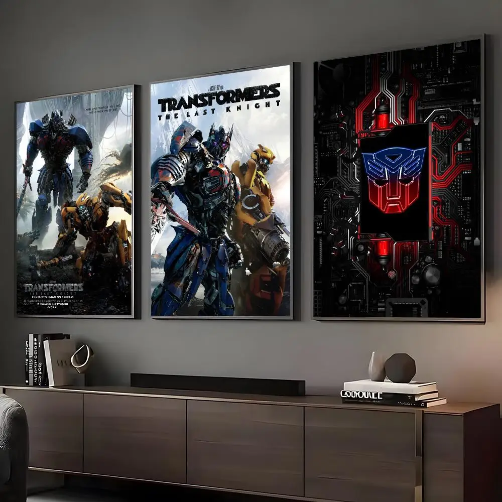 T-Transformers Painting Calligraphy HD Art Wall Room Decor Home Waterproof Home Living Bar Decorative Paintings