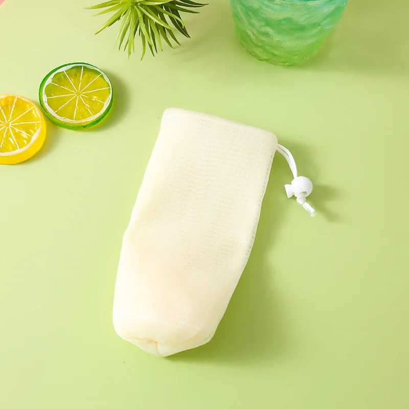 

Soap Thickened Foaming Net Facial Cleanser Handmade Soap Bath Soap Net Bag Hanging Soap Storage Bag Bathroom Accessories