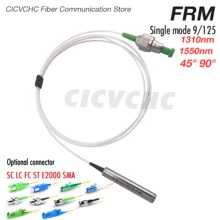 Broadband Faraday Rotator Mirrors FRM 1310 1550 nm, 45° 90° SM with SC, LC, FC, ST, E2000 SMA905, 1m 0.9mm tube