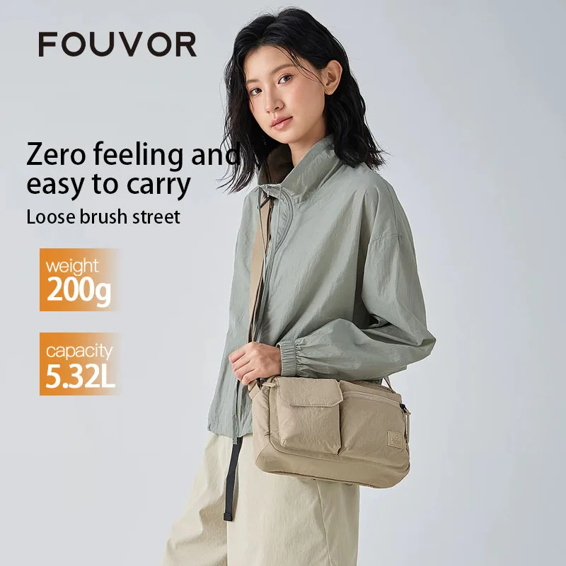 Epol Women's Single Shoulder Crossbody Bag Large Capacity Lightweight Casual Fashion Versatile Oxford Cloth Bag 3071-01 3071-03