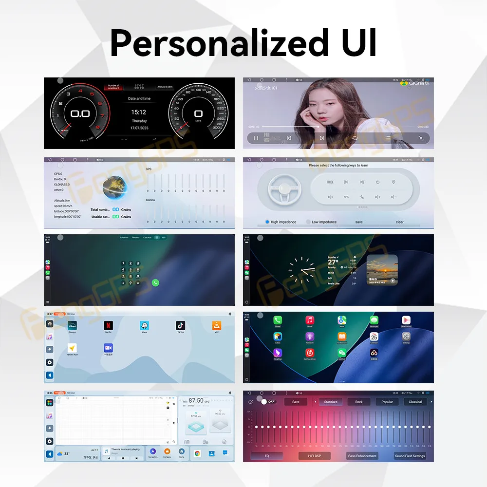 شاشة مزدوجة 12.3 بوصة أندرويد 13 راديو السيارة CarPlay لتويوتا هارير 2021-2024 شاشة تعمل باللمس مشغل وسائط متعددة رئيس وحدة DSP