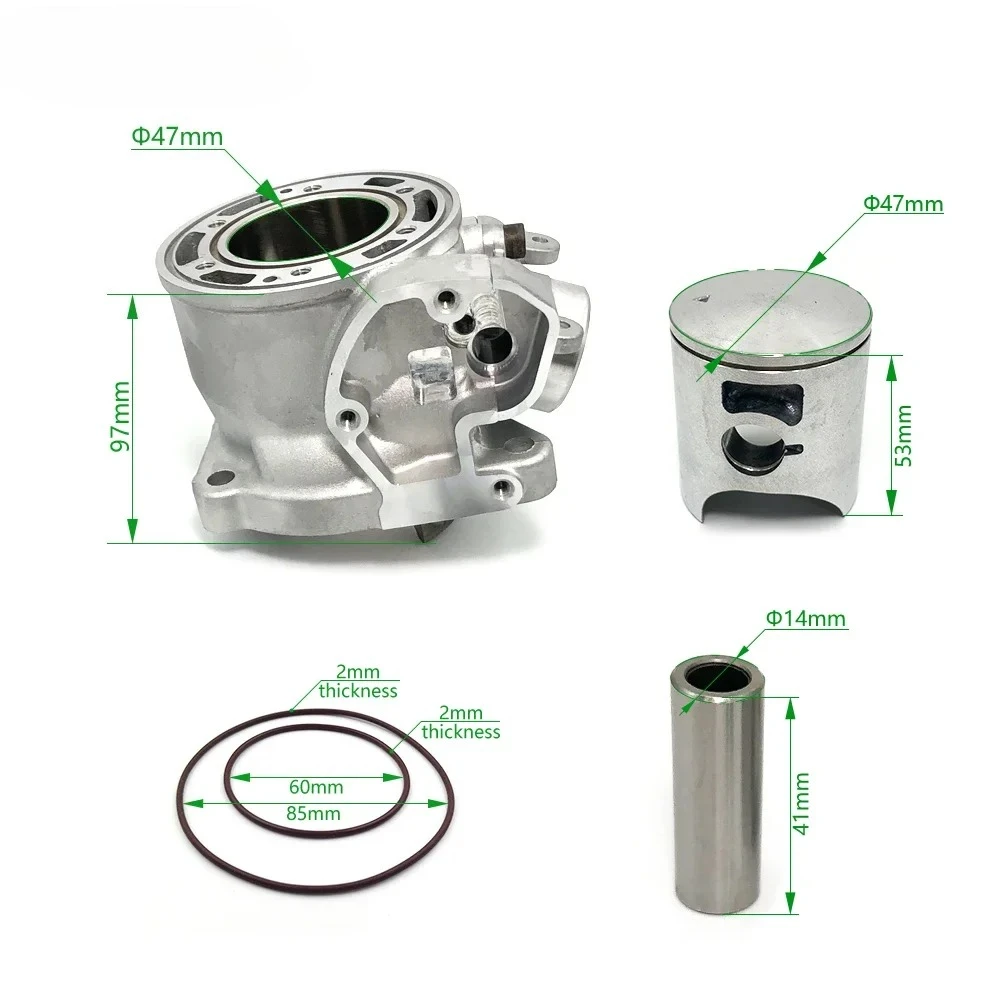 For KTM HUSQVARNA Motorcycle 85cc Cylinder Kit Piston Pin Ring Gasket Seal Bearing SX85 2013-2017 TC85 2014-2017 Koshine XN85