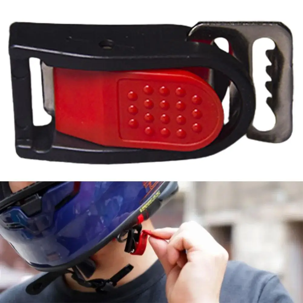 1 Stuks Motorhelm Gespen Fietshelm Gespen Helm Bevestiging Motor Fiets Clip Flexibele Riem Helm Gespen Kin C4j1