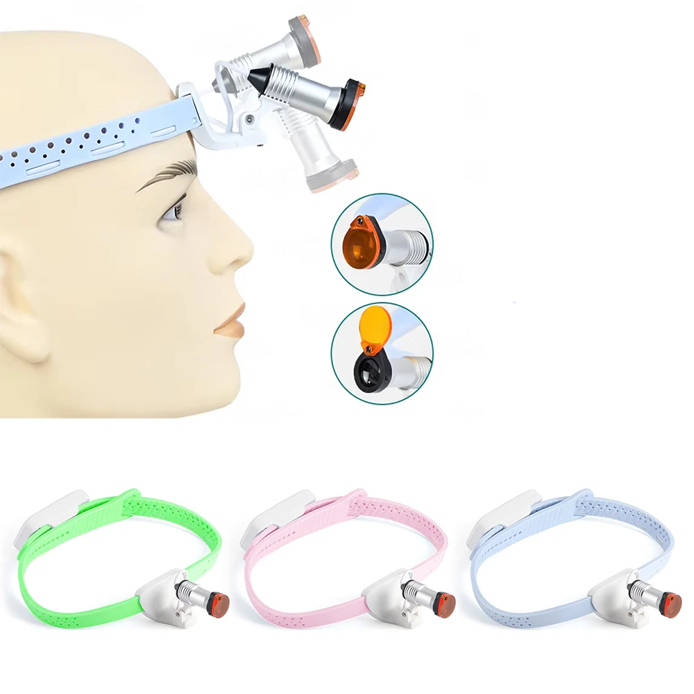 5W Rechargeable Dental Headlamp Ultra-light LED High-brightness Dental Medical Headlight ENT Surgery Dental Lab Tool