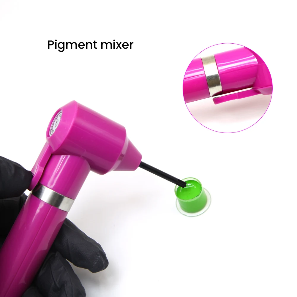 【JZ Tattoo Machine Store】الوشم الحبر خلاط الكهربائية الوشم الصباغ النمام مع 5 العصي ، الفن اللون أداة توريد الوشم الملحقات 1 قطعة المحرض الصغير #2