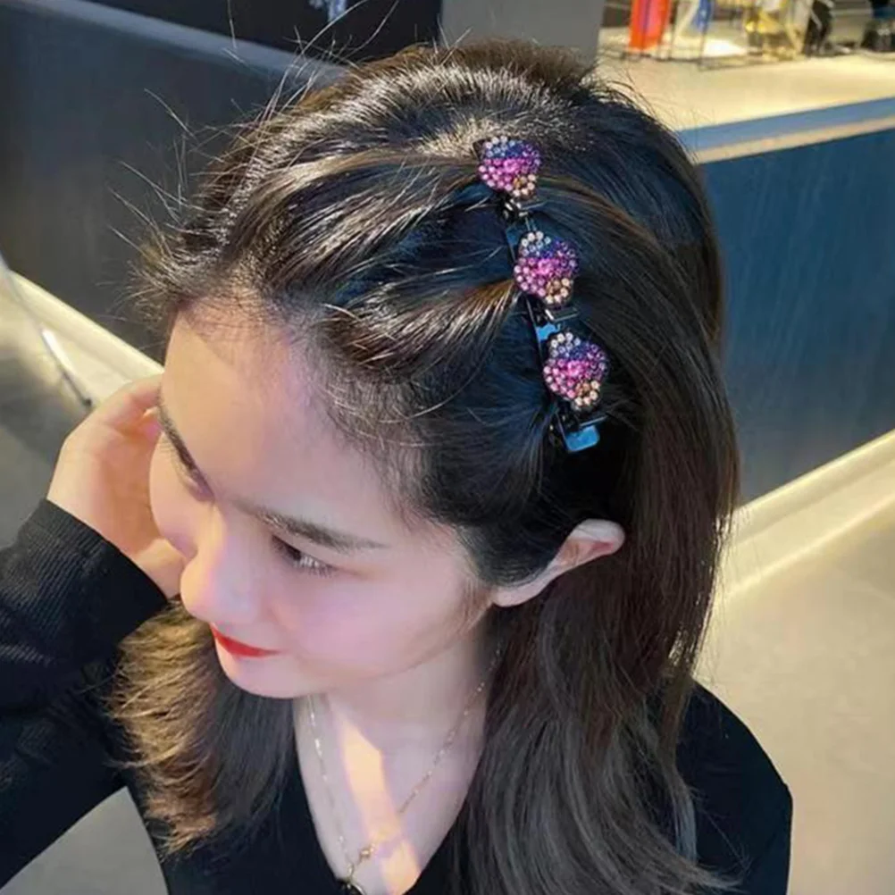 

8 Pcs Rhinestones Hair Pins Shiny Decorative Accessories for Women Girls Wedding Birthday Photoshoot Daily Use