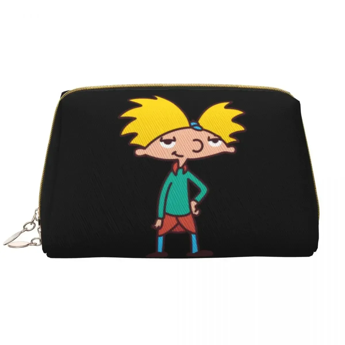 Cartoon Tv Helga Pataki Cosmetic Bag Women Kawaii Large Capacity Hey Arnold Makeup Case Beauty Storage Toiletry Bags