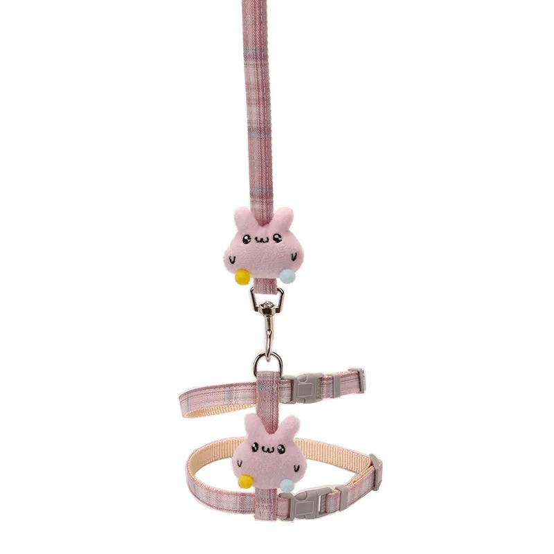 Pet I-shaped Traction Rope New Cat Traction Rope Slippery Cat Rope Cat Dog Chain I-shaped Back Traction Rope Lazy Rabbit Cute