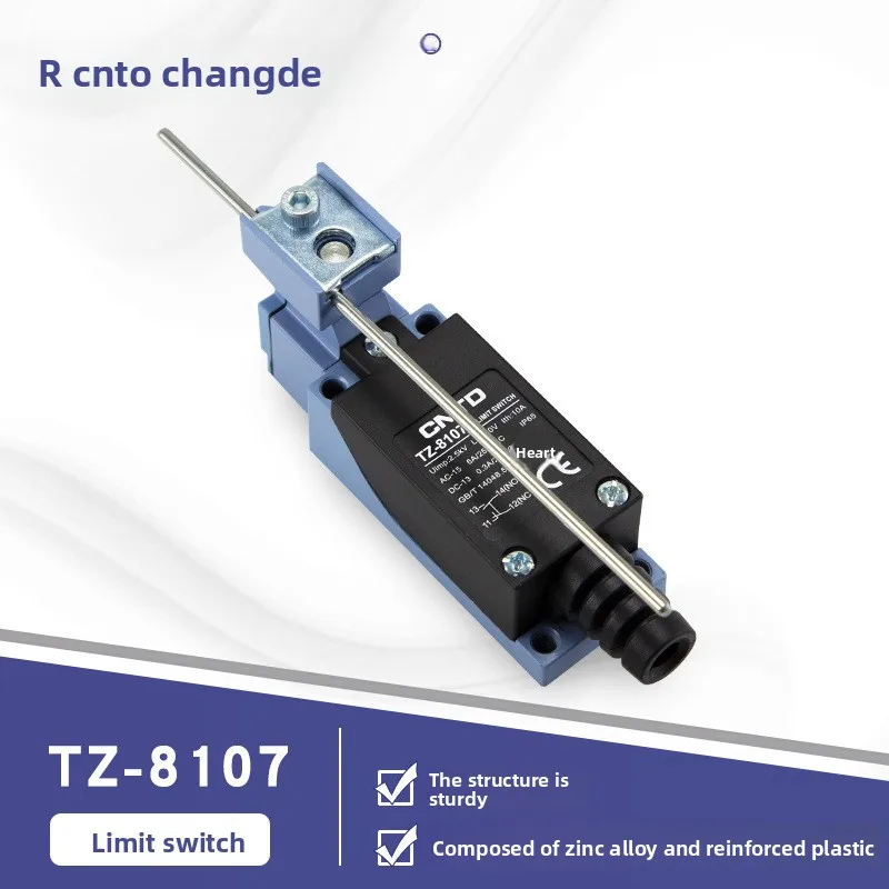 CNTD Changde Electric Limit Travel Switch Micro TZ-8107 Self-Reset Adjustable Precision Limit Control