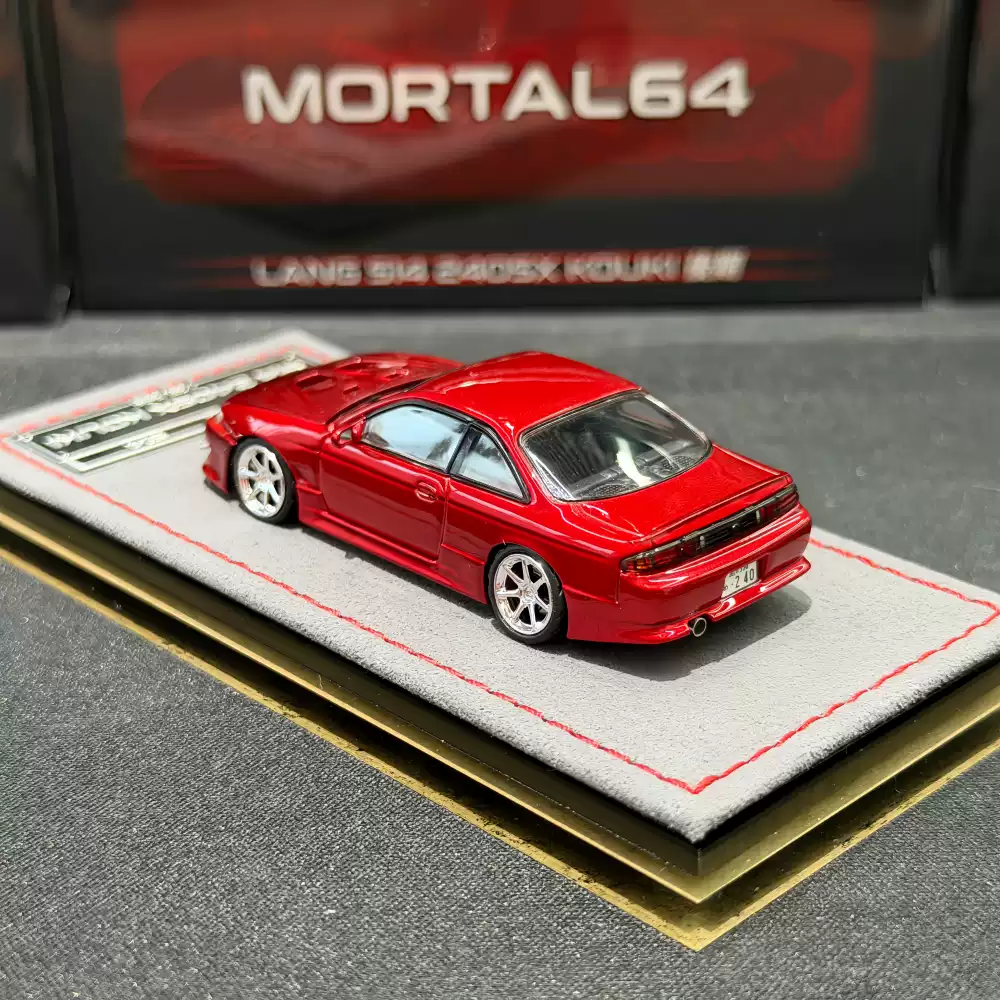 ミニカー MORTAL 1/64 Silvia S14 Red HEC 2026 MORTAL MODEL 1/64 S14 240SX 2026 Hec Exhibition Exclusive New Spot