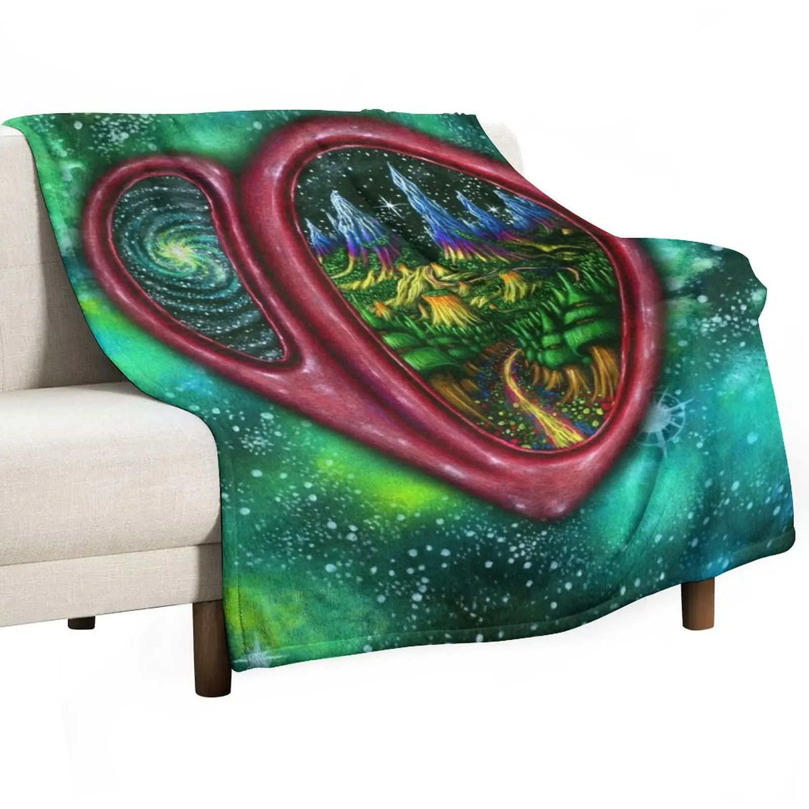 A Wild, Unspoiled Land Throw Blanket Sofa Throw Personalized Gift Blankets