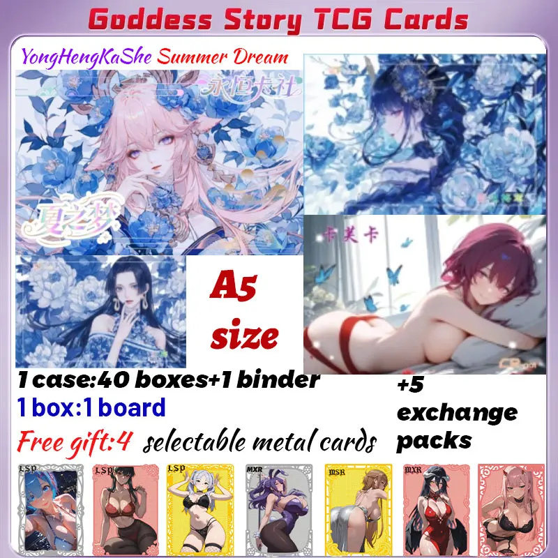

2025 новейшие доски YongHengKaShe Summer Dream A5 Waifu, акриловая Borad, аниме, редкая коллекция для хобби, ACG Girls