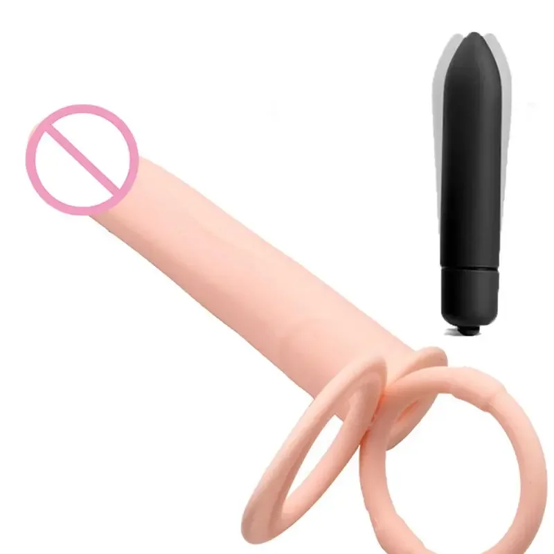 Penis Herren Ringe Pene Künstliche Saug Vagina 3in1 Weibliche Stecker frauen Cosplay Vibrator Kunststoff Ausrüstung Mujer3s Geschenk