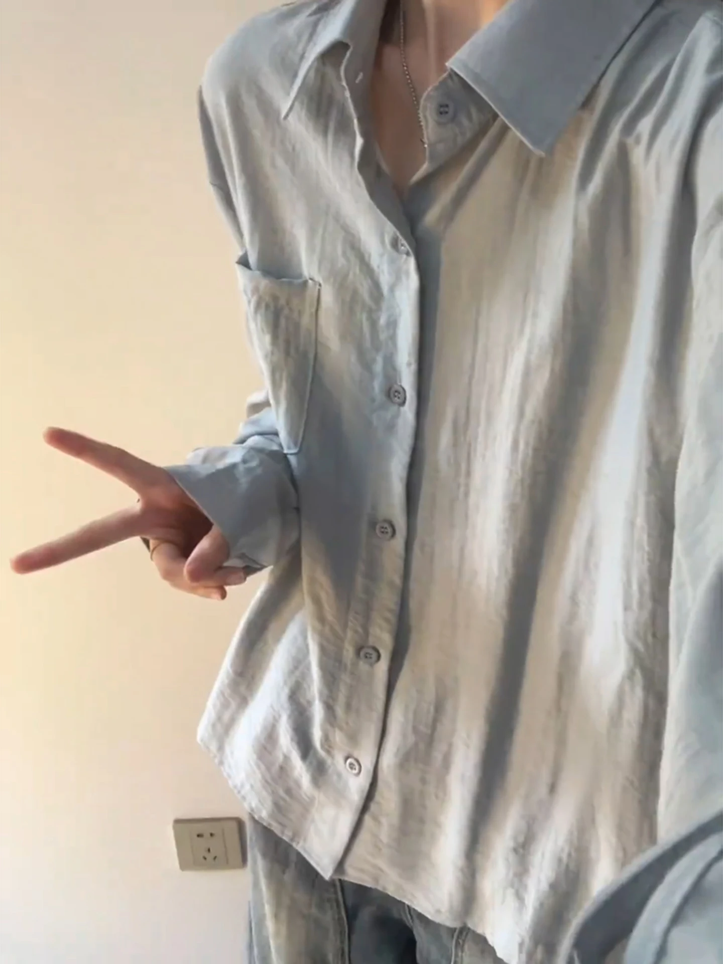 

Мужская льняная рубашка-поло American Sle Cleanfit, свободного кроя, для ранней осени, винтажная, для ношения под одеждой, многослойная