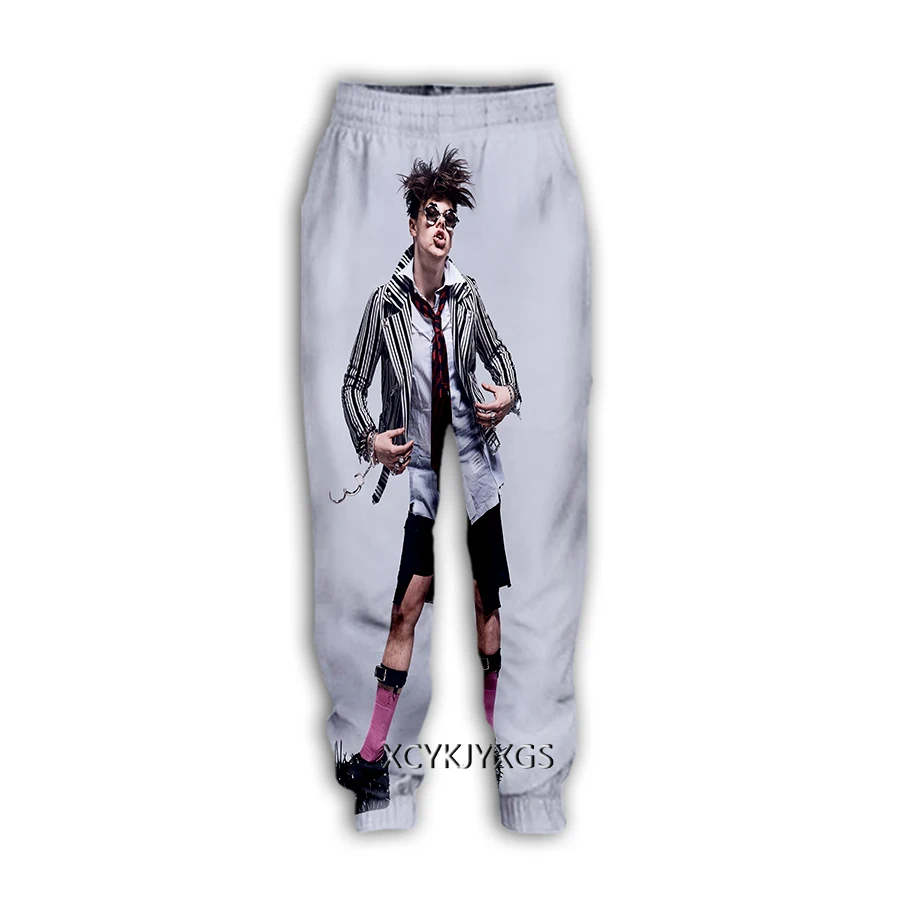 Phechion-Pantalones largos deportivos para hombre y mujer, ropa de calle informal, holgada, con estampado 3D, F288