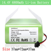 14.4V 6800mAh Li-ion Battery for for Conga 990 1090 Tesvor X500 Ecovacs Deebot N79 N79S DN622 Eufy RoboVac 11 11S RoboVac 30