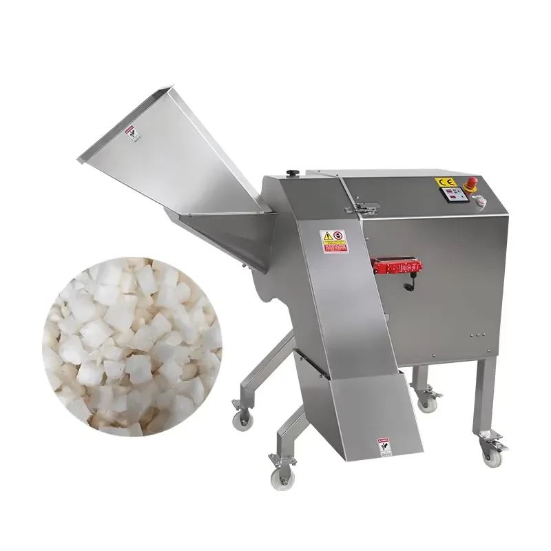 Commercial Stainless Steel 3D Fruit Processing Equipment Mango Onion Cassava Dicing Machine Capacity 2000kg/H