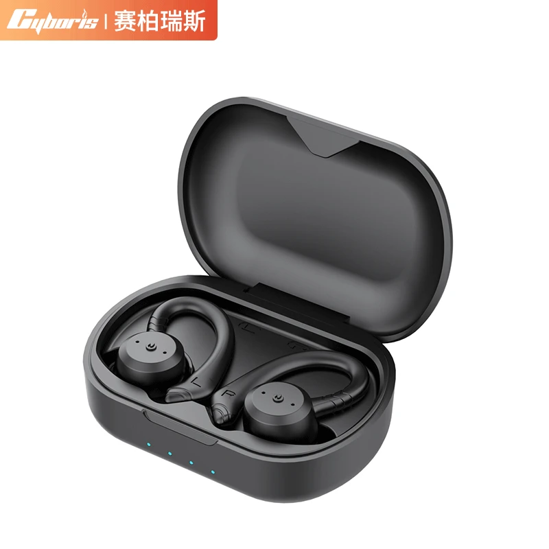 Cyboris BE1034 IPX7 Waterproof Magnetic Attraction Charging Warehouse Bluetooth TWS Headset Sports Lossless Sound Effect