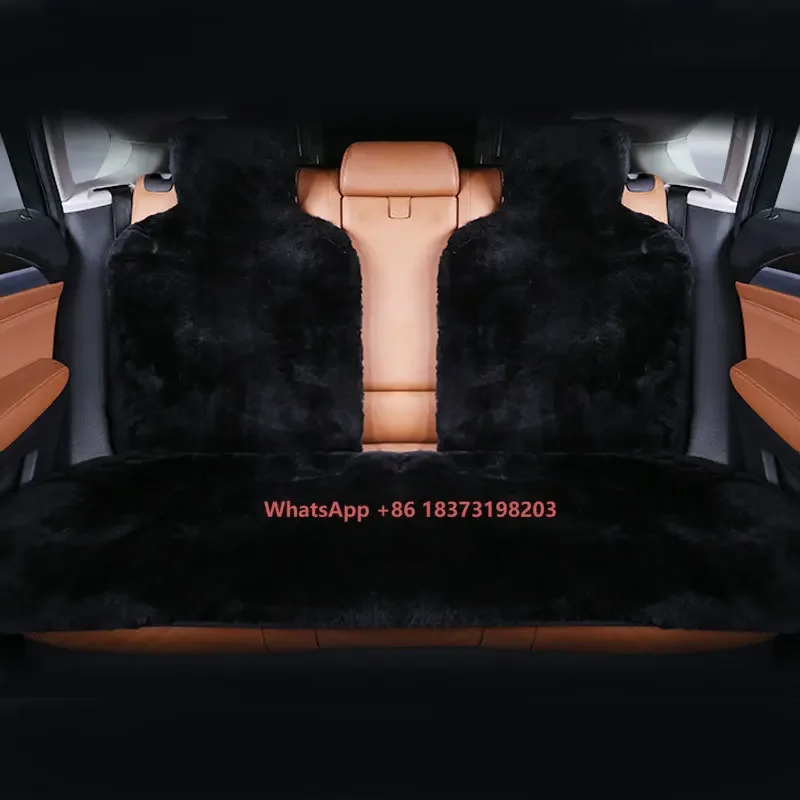 

Top Quality Australian Lamb Fur Car Cushion Sleek Comfortable Car Seat Cover Suit for 99% Models