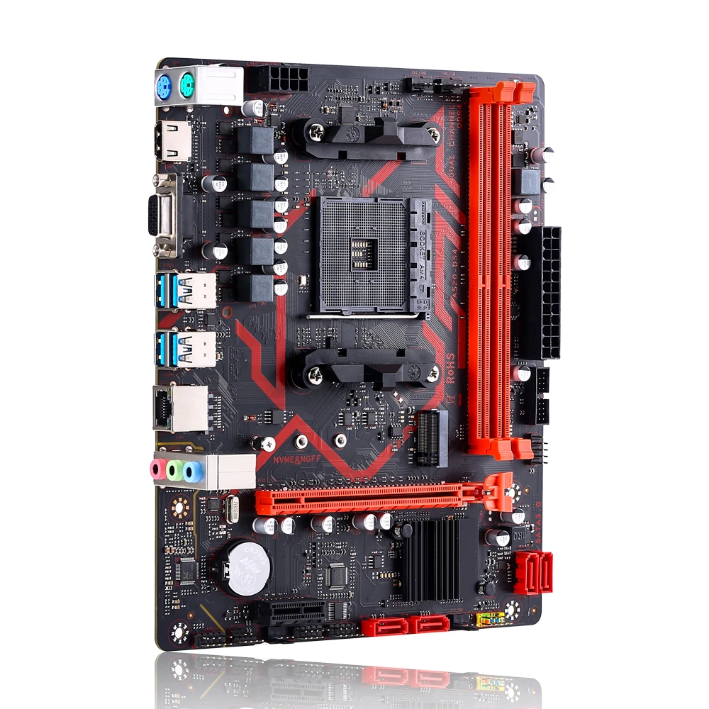 Kllisre A520 dual DDR4 up to 64GB NVME M.2 SATA3.0 Micro ATX AM4