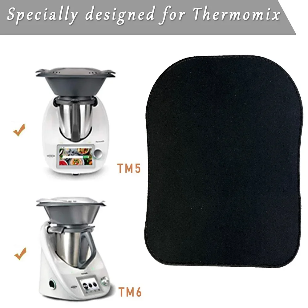 Almofada deslizante anti-incrustante acessórios almofada de mesa móvel limpa para thermomix tm5 tm6 tm21 tm31