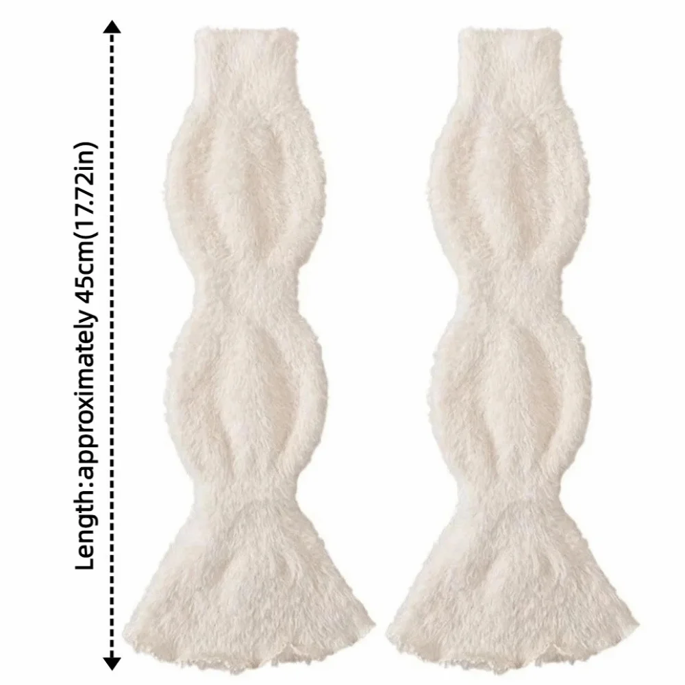 العصرية Y2K المرجان الصوف غطاء للقدم الحلو الدافئة المرأة تدفئة الساق تنفس مريحة منتصف جوارب أنبوبية طالب #6