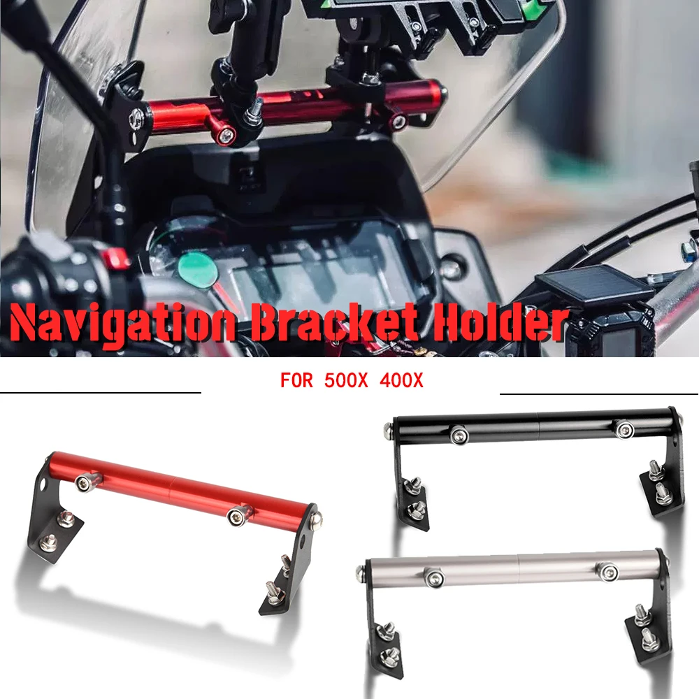 

Motorcycle For Colove KY MOTO KY500X KY400X 500X 400X CNC Navigation Bracket Mount Extension Smartphone GPS Holder Accessories