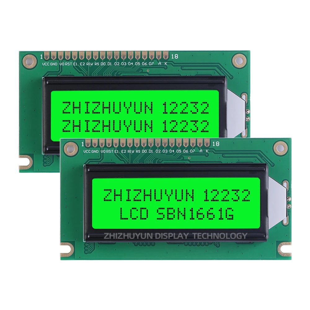 Spot Module 12232B1 Module LCD Screen Grey Film Black Characters Audio Amplifier Display Screen Multilingual LCD Module