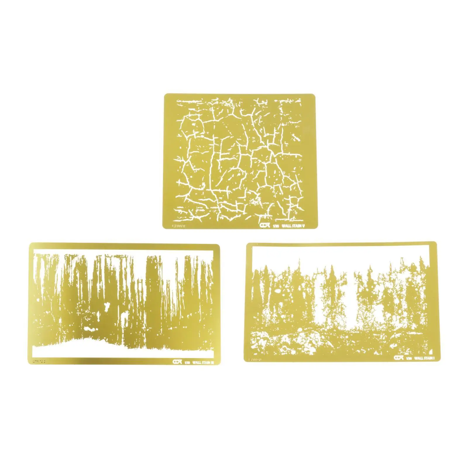 Brass Spraying Model Painting Template Plate DIY Hobby Plate Decoration Building Parts