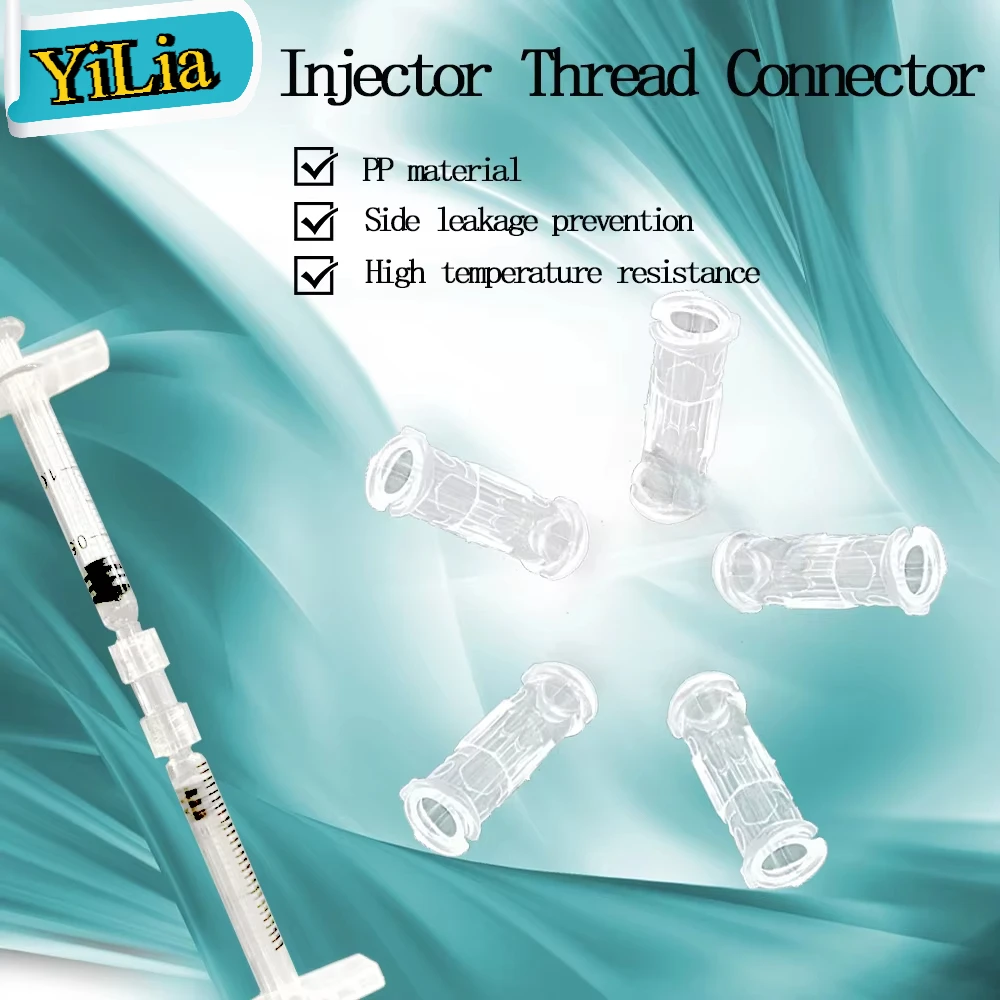 

Leak Proof Double Helix Luer Connector Pp Material Transparent Syringe Double-Way ConnectorIndividual Package Medical Sterile