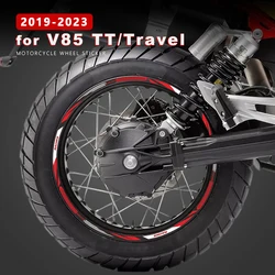 12Pcs Motorcycle Wheel Sticker 19 17 Inch Rim Tape Waterproof Wheel Decal for Moto Guzzi V85TT V 85 V85 TT Accessories 2019-2023