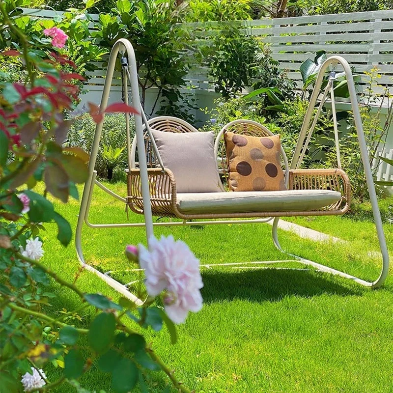 

Роскошные усовершенствованные качели для патио, модные минималистичные дизайнерские качели для патио, гостиная, уличная мебель Columpiar Lsqq