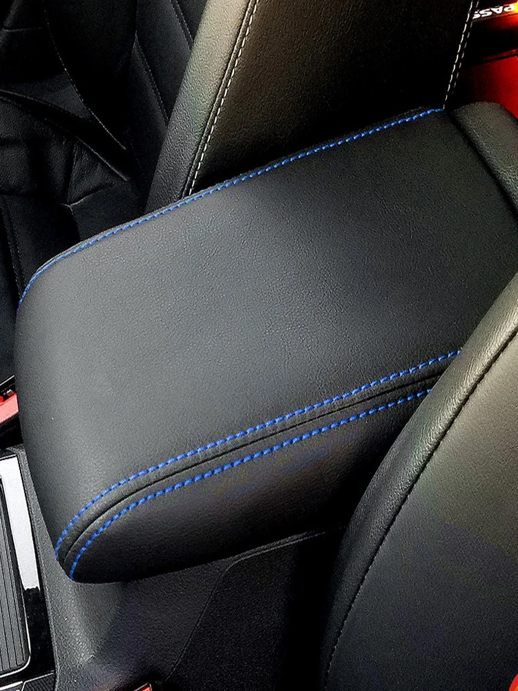 Car Accessories Interior Center Console Armrest Box Microfiber Leather Trim Cover For VW Golf 6 MK6 2010 2011 2012 2013