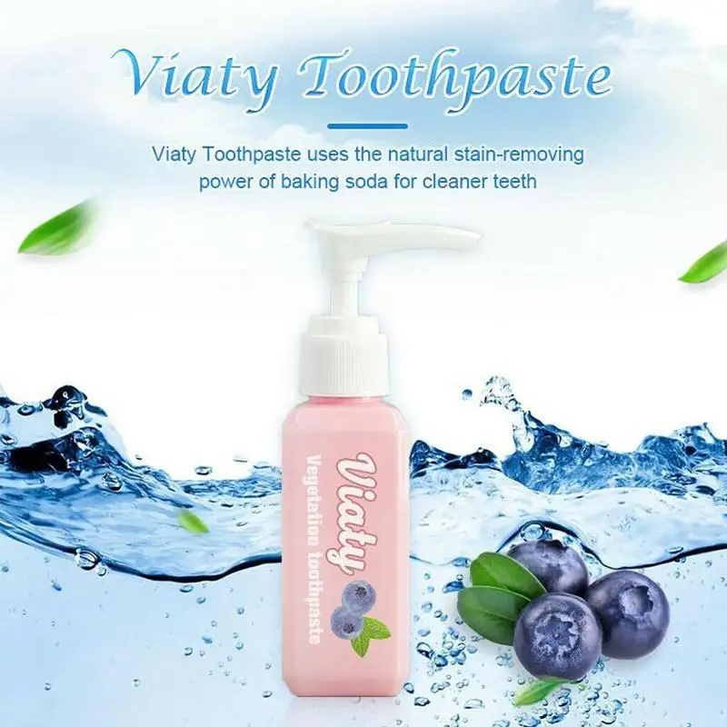 Sdotter-Vivid Vegetação Creme dental, Remoção de fumaça mancha, Reduzir dente, Sujeira, Whitening Creme dental, Luta Sangramento Gums, Toothpast, Novo