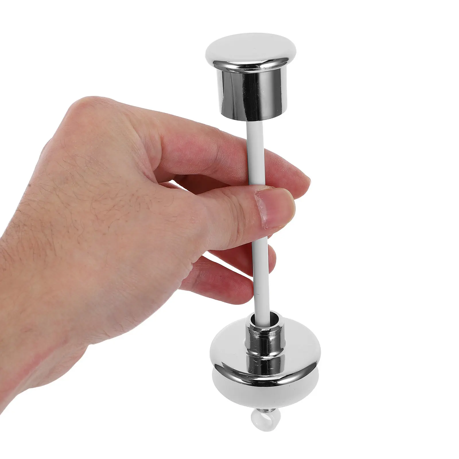 2Pcs Toilet Flush Pull Button Classic Lever Replacement Easy Install Water Saving Bathroom Push Button Toilet