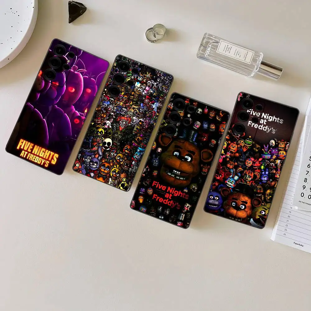 AmineF- Fnaf F-Five-nights-At-Freddys Phone Case For Samsung S 24 Fe 25 Ultra Plus 20 Lite 21 30 22 23 24 22 Ultra 5G Fundas