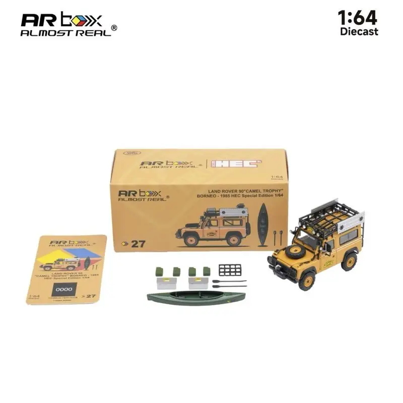 

New Hot Hec Ar Box 1/64 G63 Land Rover 110 90 Camel Cup Support Vehicle Porsche 930 Defender 90 Diecast Model Car Model