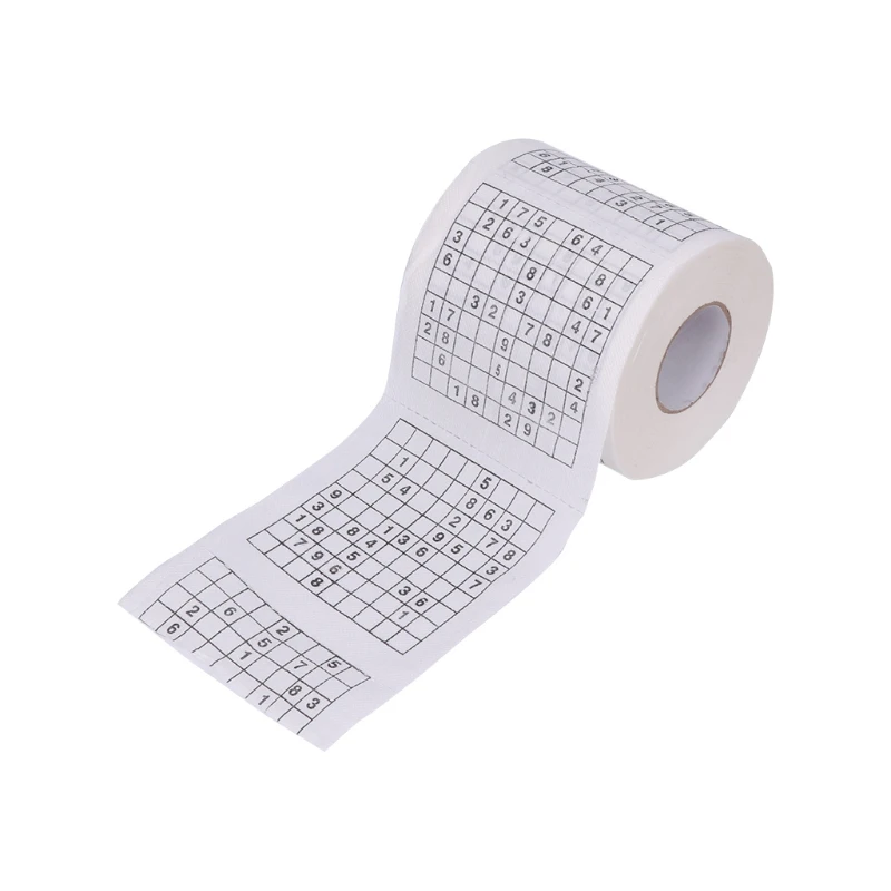 2021 New Durable Sudoku Su Printed Tissue Paper Toilet Roll Paper Good Puzzle Game