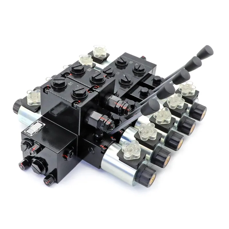 

Hydraulic Control Valve 12V Electric Hydraulic Directional Valve with Hydraulic Solenoid Valve