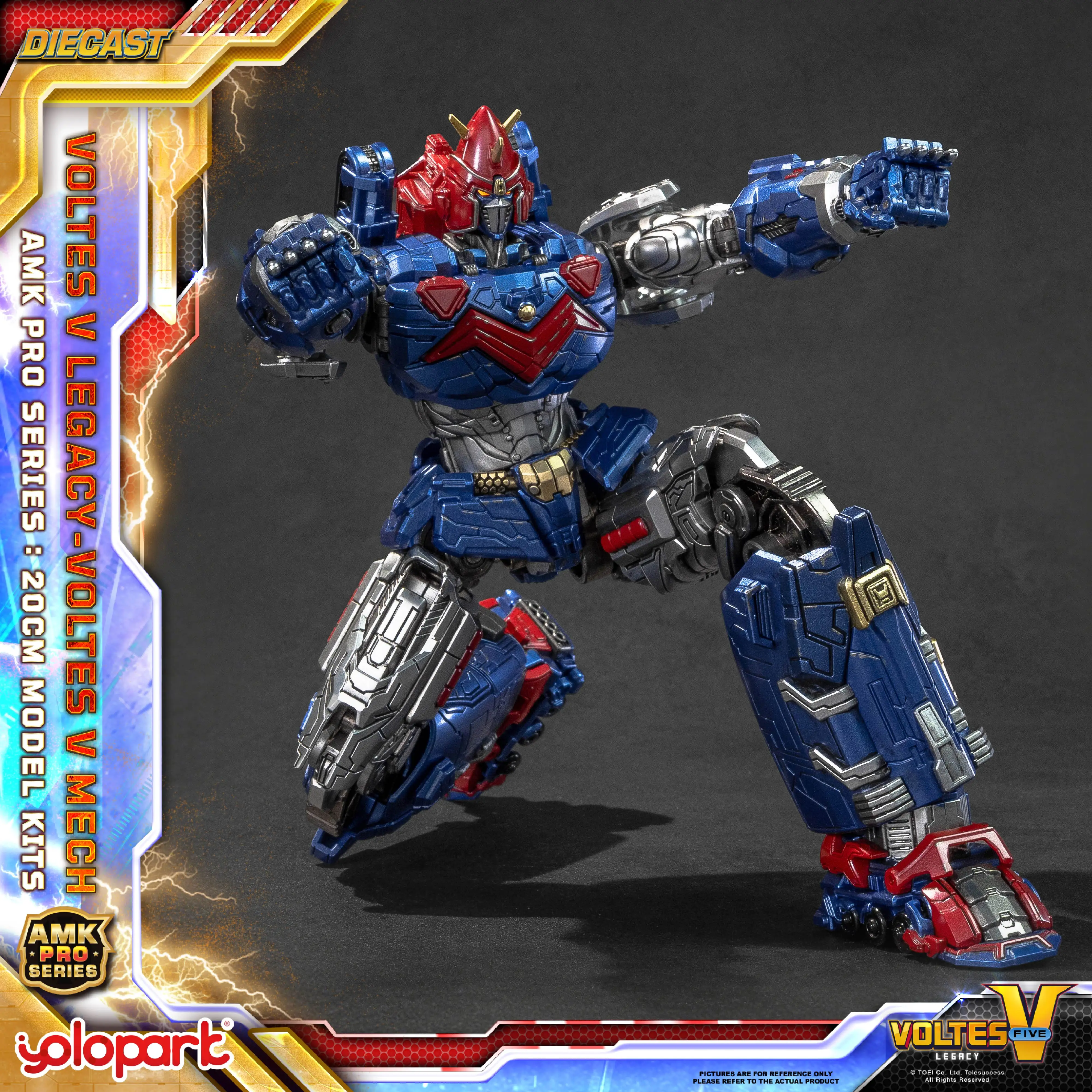 YOLOPARK AMK PRO Series Voltes - đánh giá và giá Model Kit Yolopark