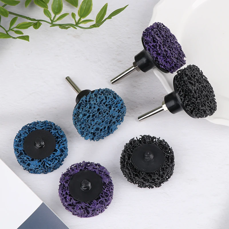 

10 шт., абразивные диски для удаления ржавчины, 50 мм, угловые шлифовальные полировальные полоски, диски для обработки поверхности металлического заготовки