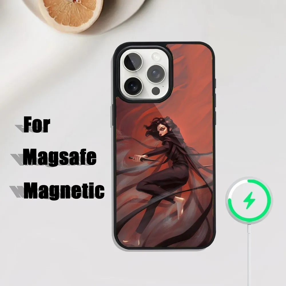 Mistborn Trilogy Vin Phone Case For iPhone 16,15,14,13,12,11,Plus,Pro,Max Mini Magsafe Magnetic Wireless Charging