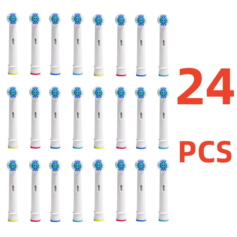 24-częściowe wymienne główki do szczoteczek kompatybilne z główkami do szczoteczek do zębów Advance Power/Pro Health Elektryczne główki do szczoteczek do zębów