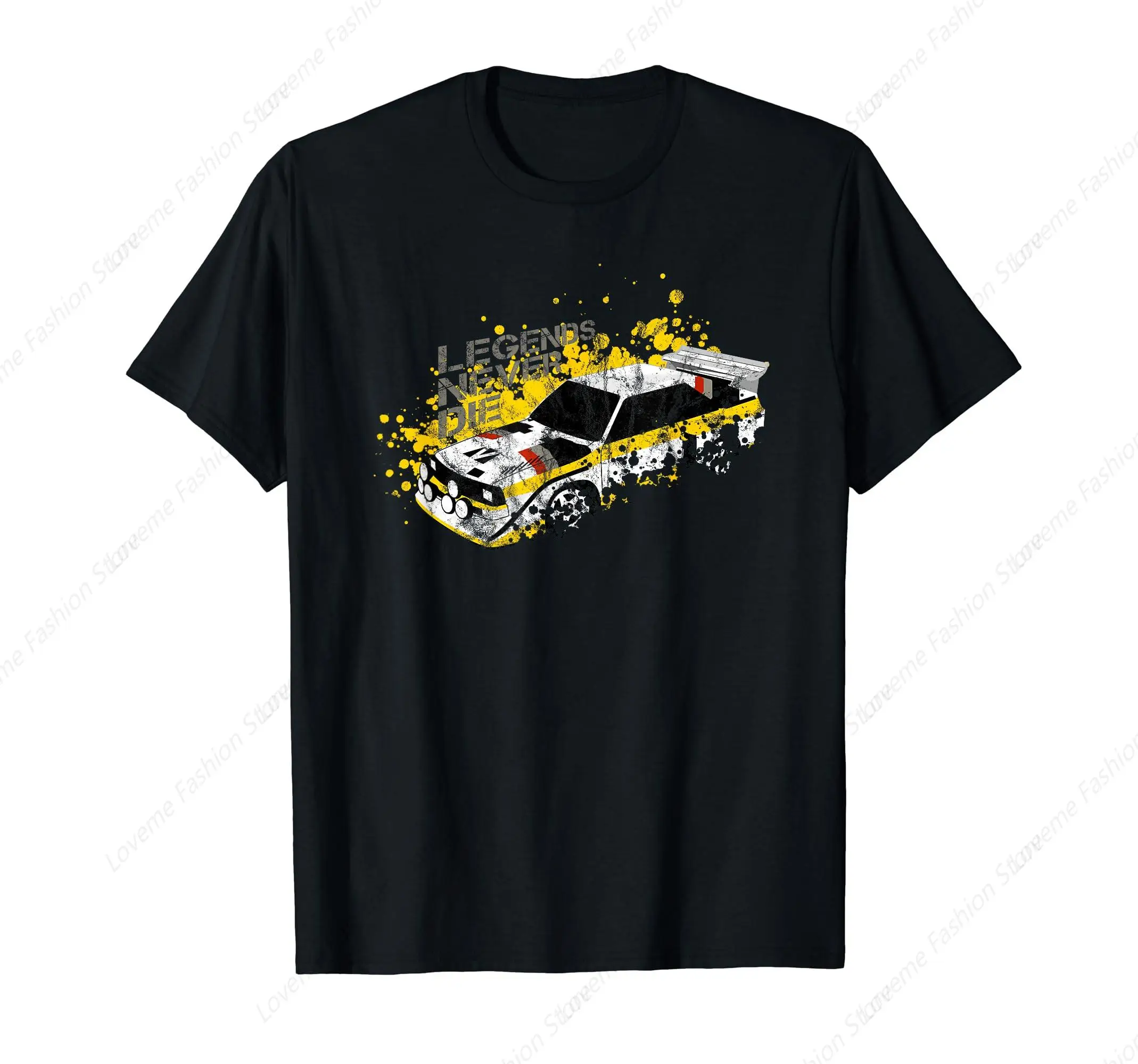 Vintage Rally Car Racing Motorsport T-Shirt Summer Men'S T-Shirt For Men'S Short Sleeved Top Fashion Simple Casual Shirt Men Tee